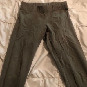 Olive green leggings